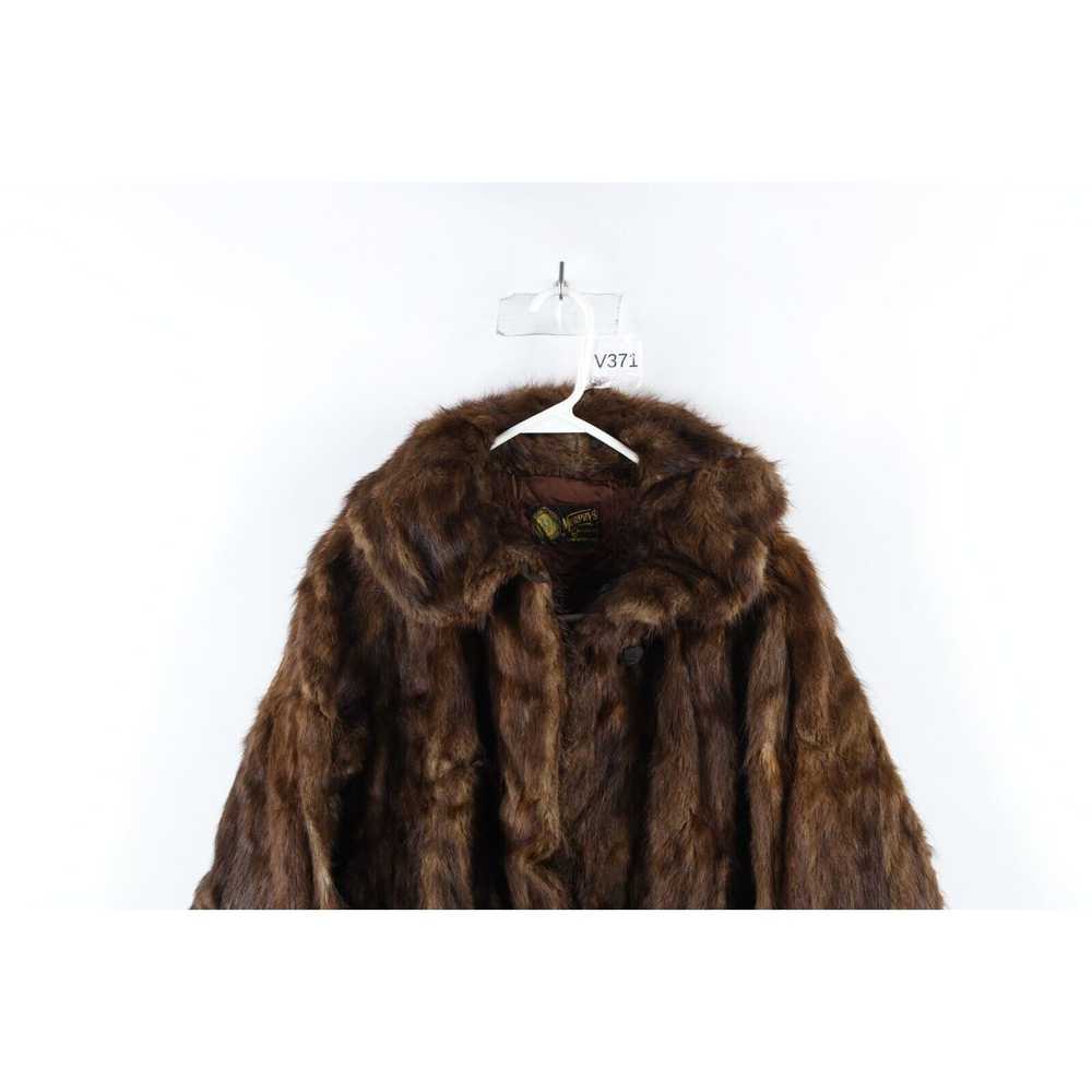 Vintage Vintage 40s 50s Rockabilly Genuine Mink F… - image 2