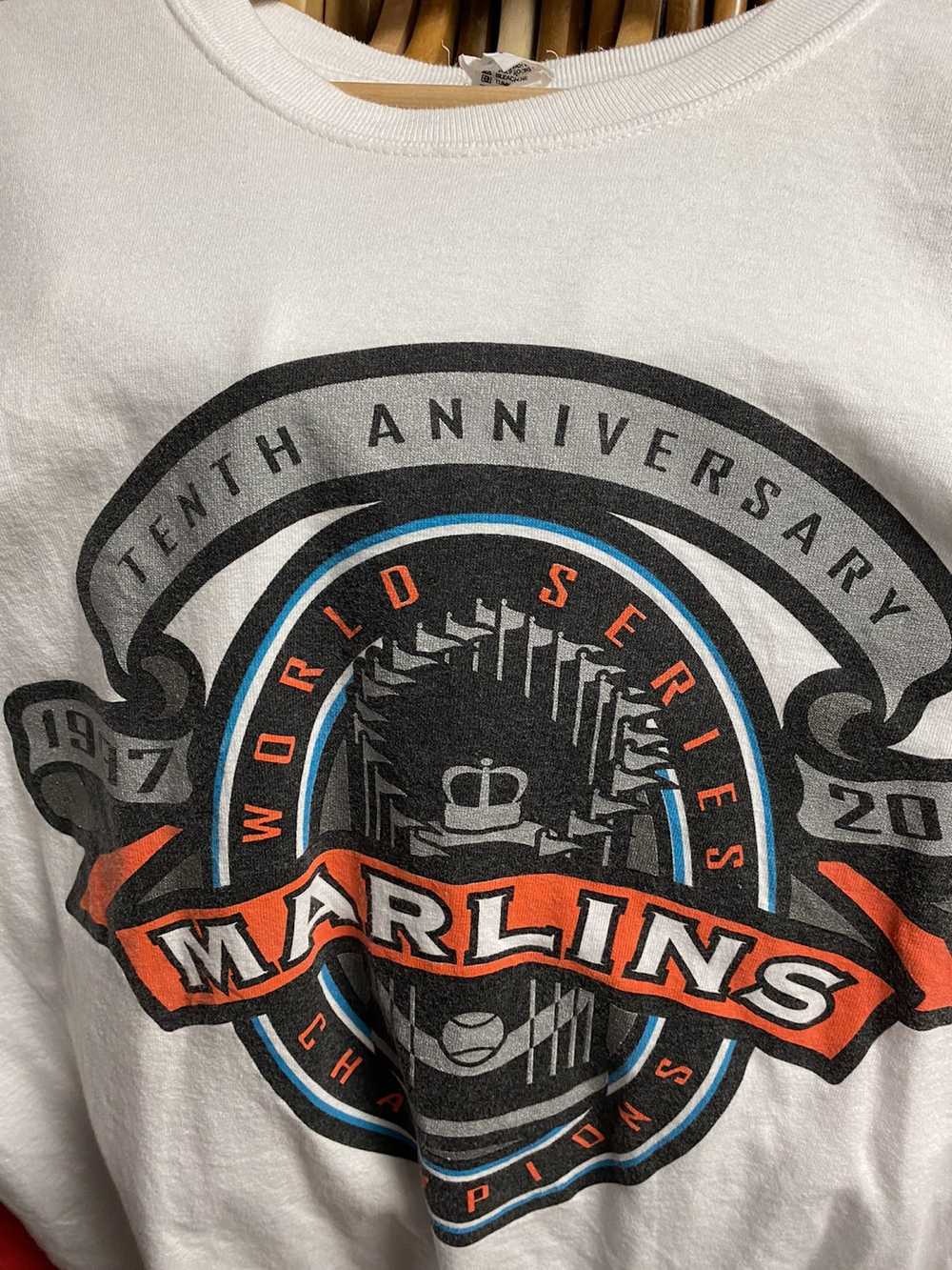 Anvil × Vintage Florida Marlins 2000s Tee - image 2