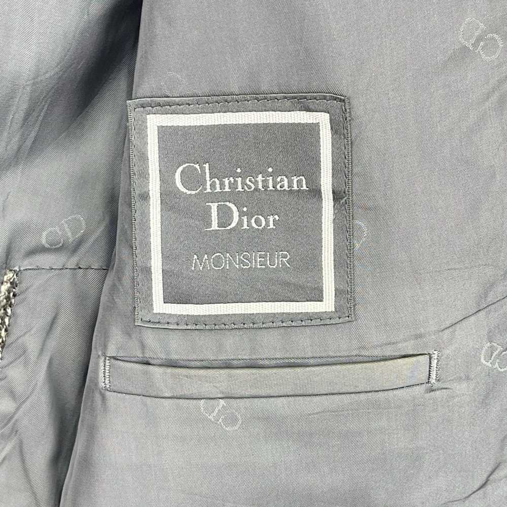 Christian Dior Monsieur × Vintage CD Checked Wool… - image 7