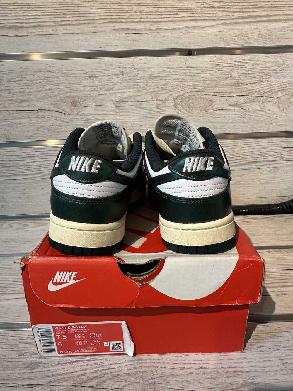 Nike × Streetwear Nike Dunk low Vintage Green - image 4