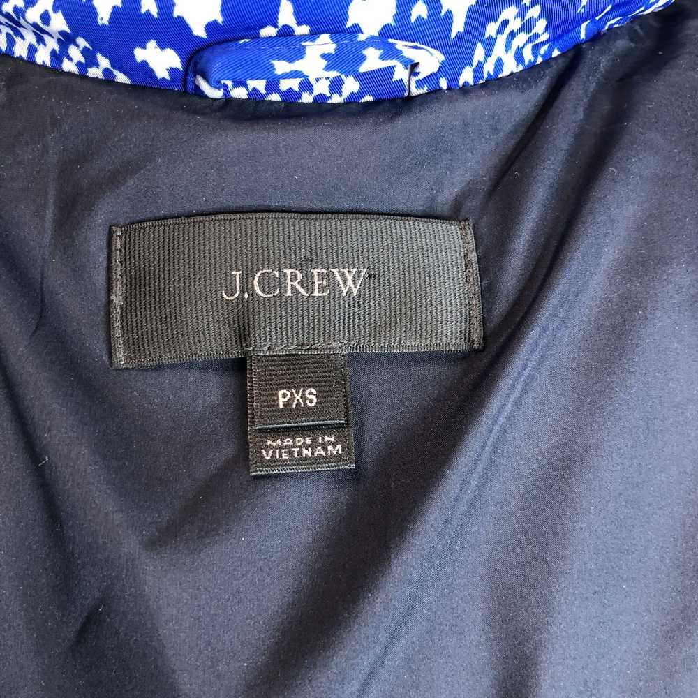 J.Crew J Crew Puffy Winter Vest Womens PXS Blue W… - image 12