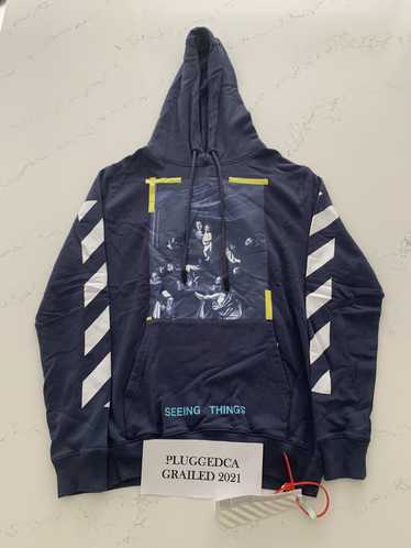 Off-White Off-White Caravaggio Hoodie FW17 Navy (N