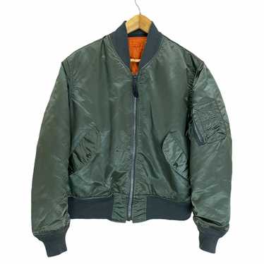 新品同様 80～90s CORINTH MFG MA-1フライトジャケットEMAR ZIP