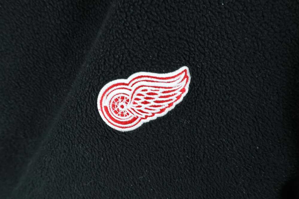 Vintage Vintage 90s Detroit Red Wings Hockey Flee… - image 4