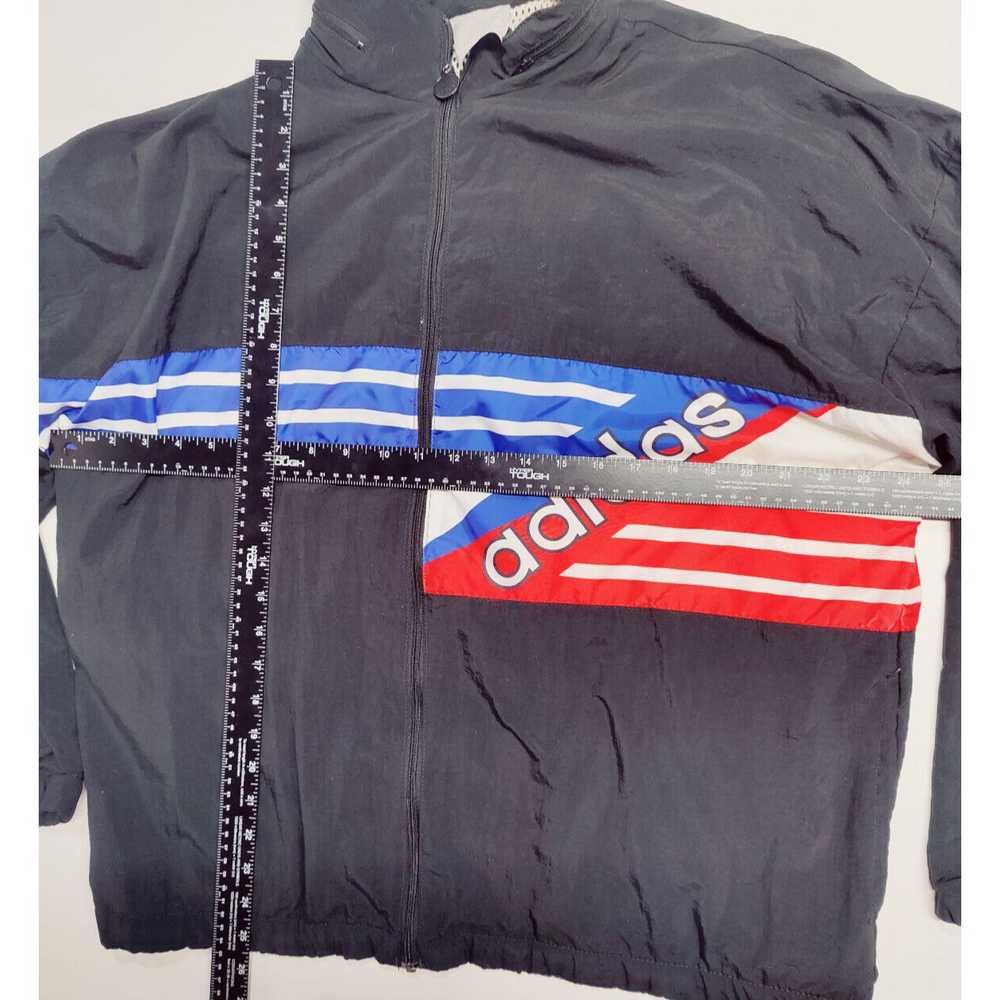 Adidas Vintage Adidas 90's Windbreaker Jacket Zip… - image 10