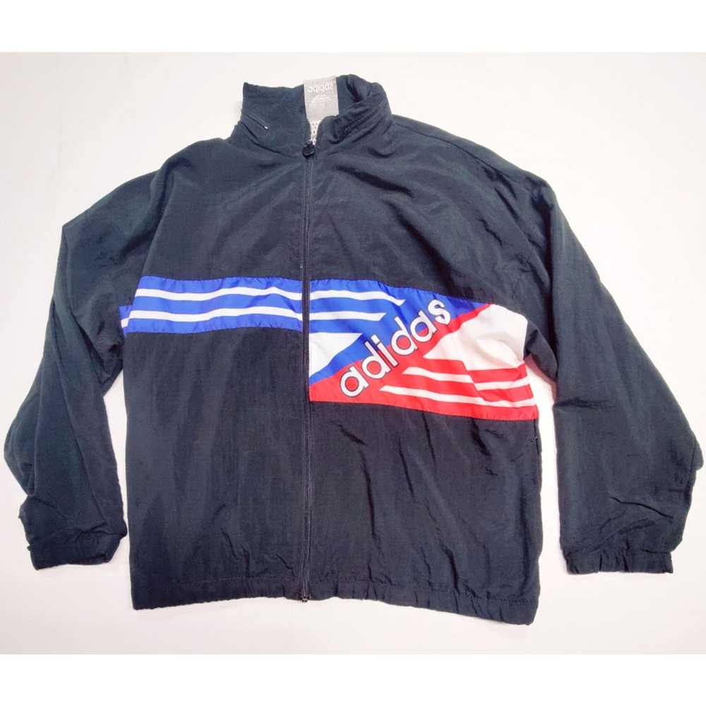 Adidas Vintage Adidas 90's Windbreaker Jacket Zip… - image 1