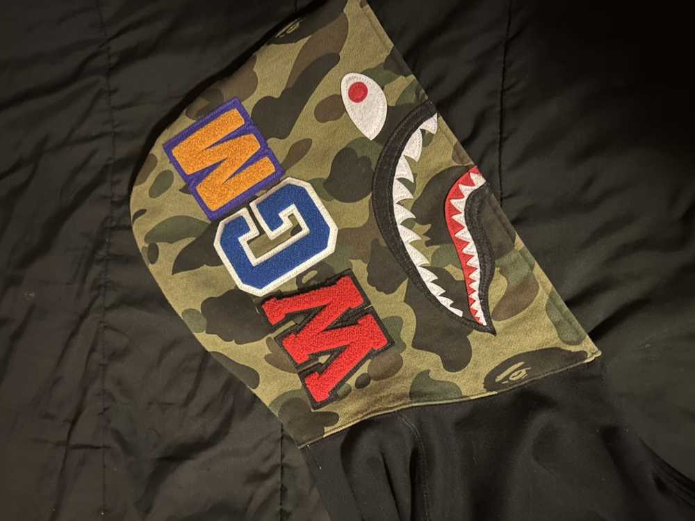 Bape 1st Camo Shark Full Zip Hoodie - image 3