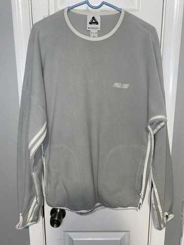 Adidas × Palace Grey Fleece Track Suit Top