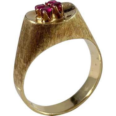 GARAVELLI ALDO, Italy c 1940s. Vintage 18k Gold R… - image 1