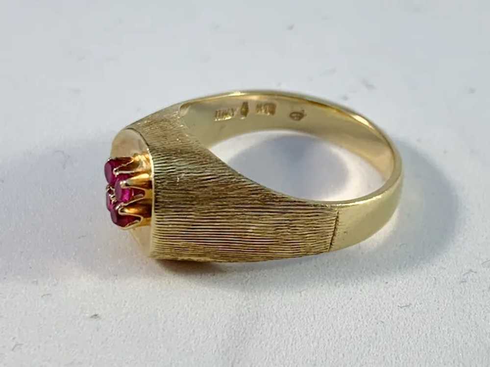 GARAVELLI ALDO, Italy c 1940s. Vintage 18k Gold R… - image 4