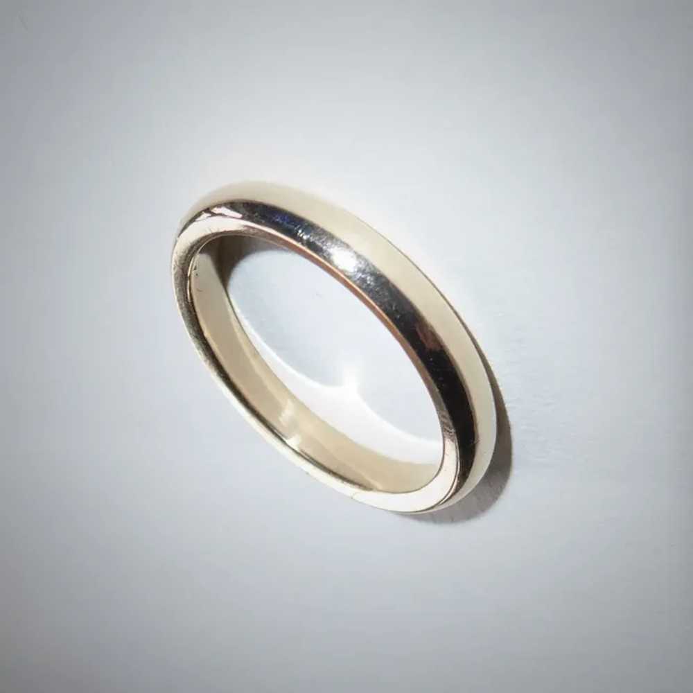 Edwardian 14k Classic Band Ring - image 11