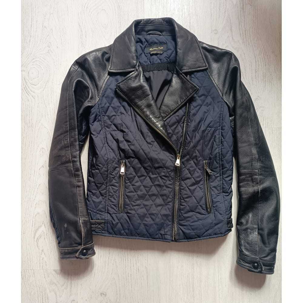 Massimo Dutti Shearling biker jacket - image 3