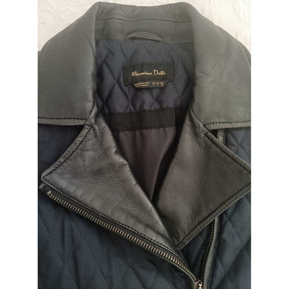 Massimo Dutti Shearling biker jacket - image 6