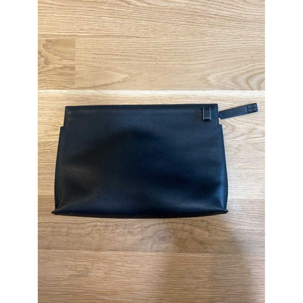 Loewe T Pouch leather clutch bag - image 2
