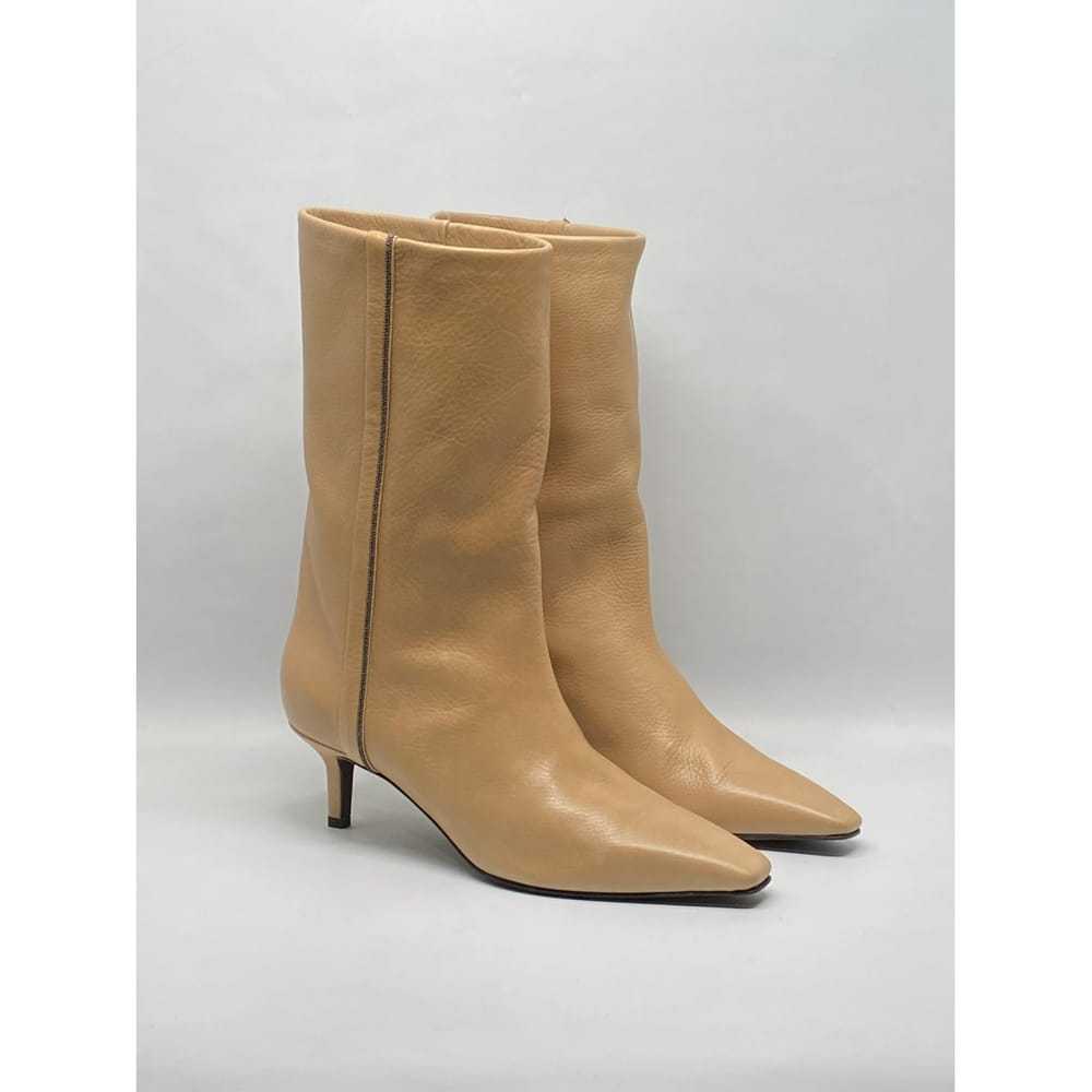 Brunello Cucinelli Leather boots - image 3