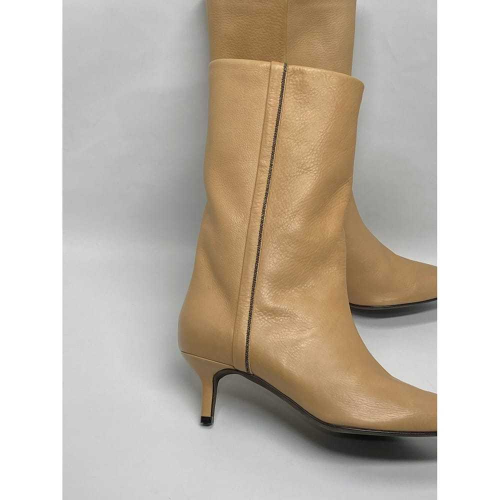 Brunello Cucinelli Leather boots - image 5