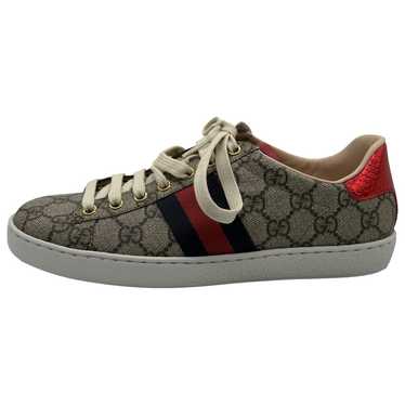 Gucci Ace cloth trainers