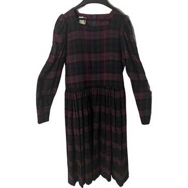 LAURA ASHLEY - 10T258☆ Laura Ashley 英国製 チェック ウールジャケット M Vintage laura ashley check - Gem