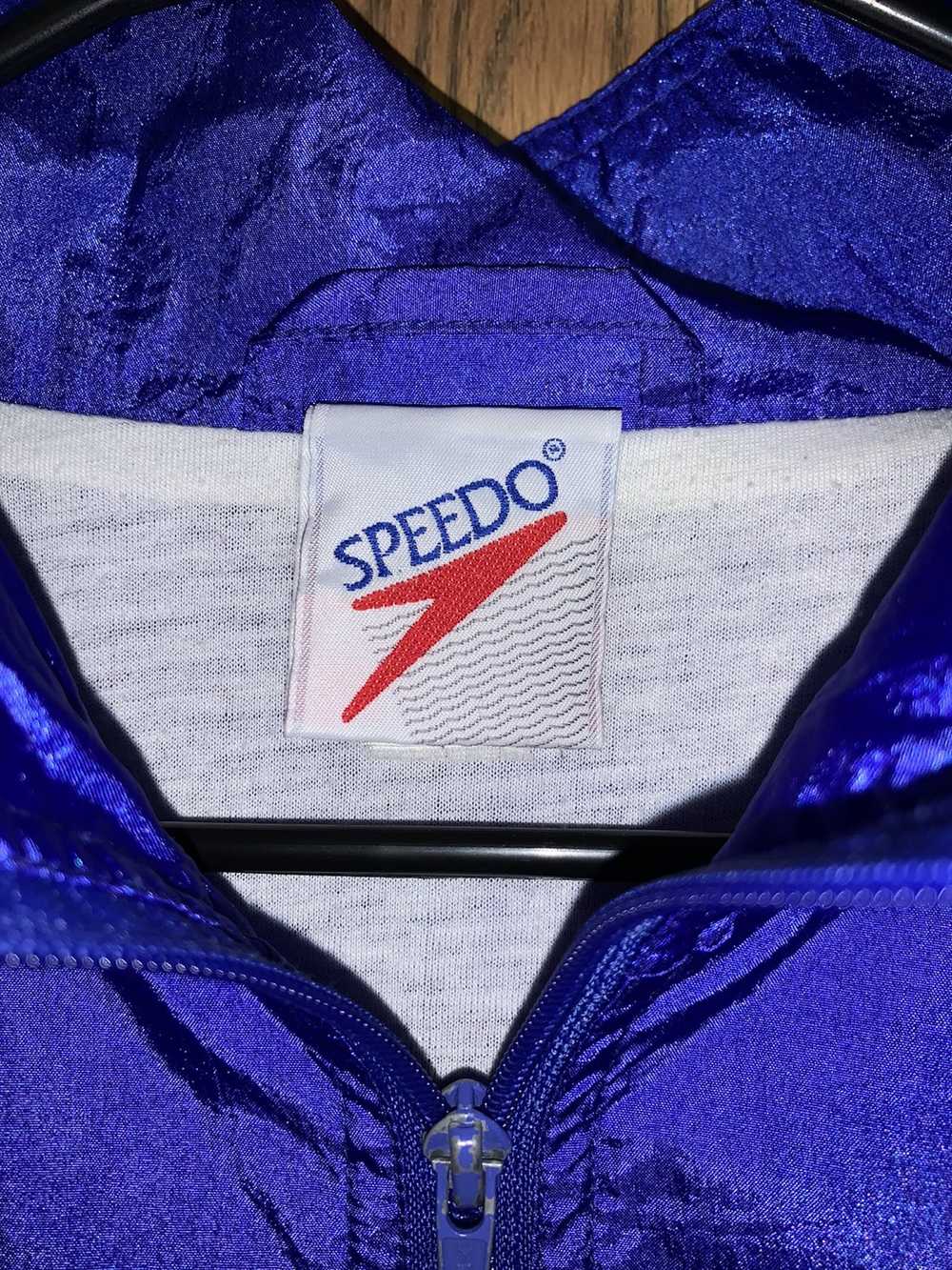 Speedo × Vintage Vintage 90s Speedo Windbreaker J… - image 4