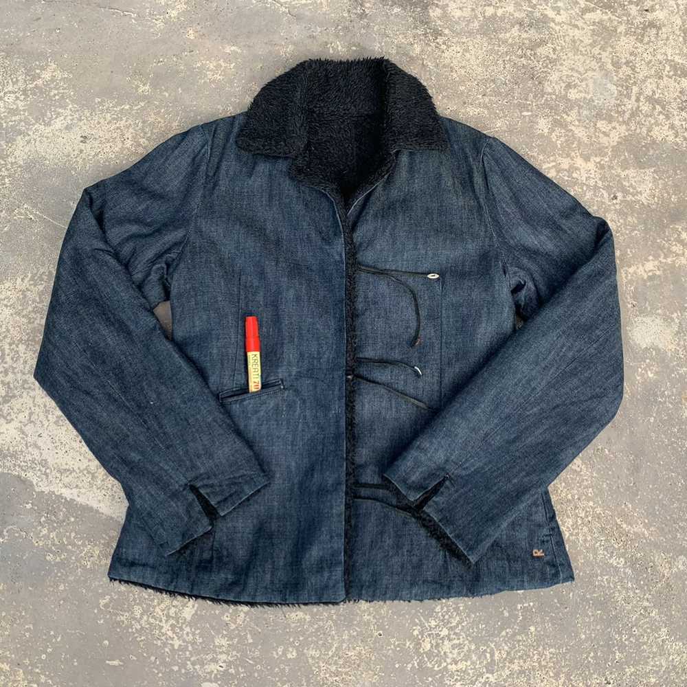 45rpm × Denim Jacket × Indigo 45RPM Blue Denim Sh… - image 3