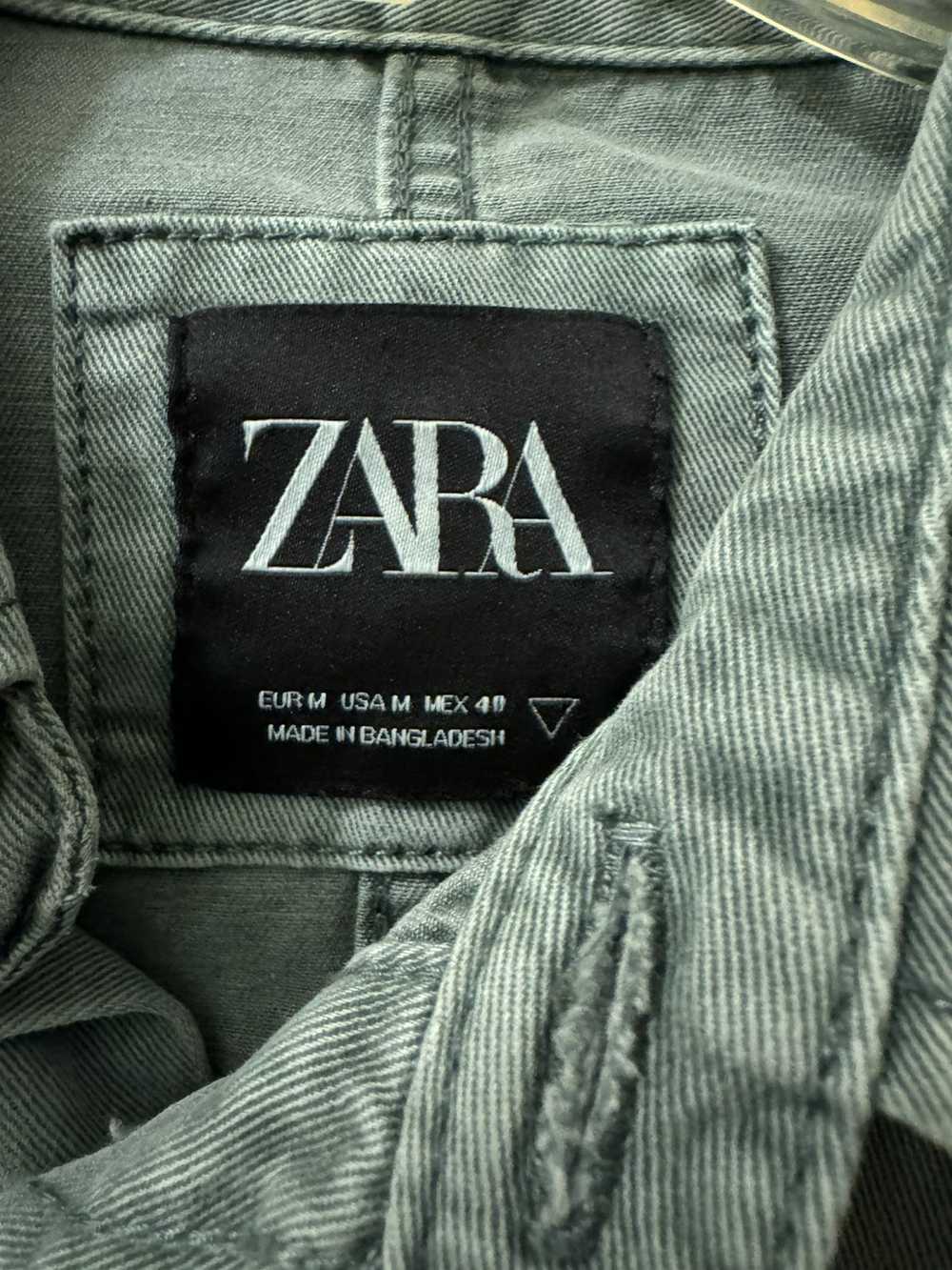 Zara ZARA Overshirt Olive Size M - image 3