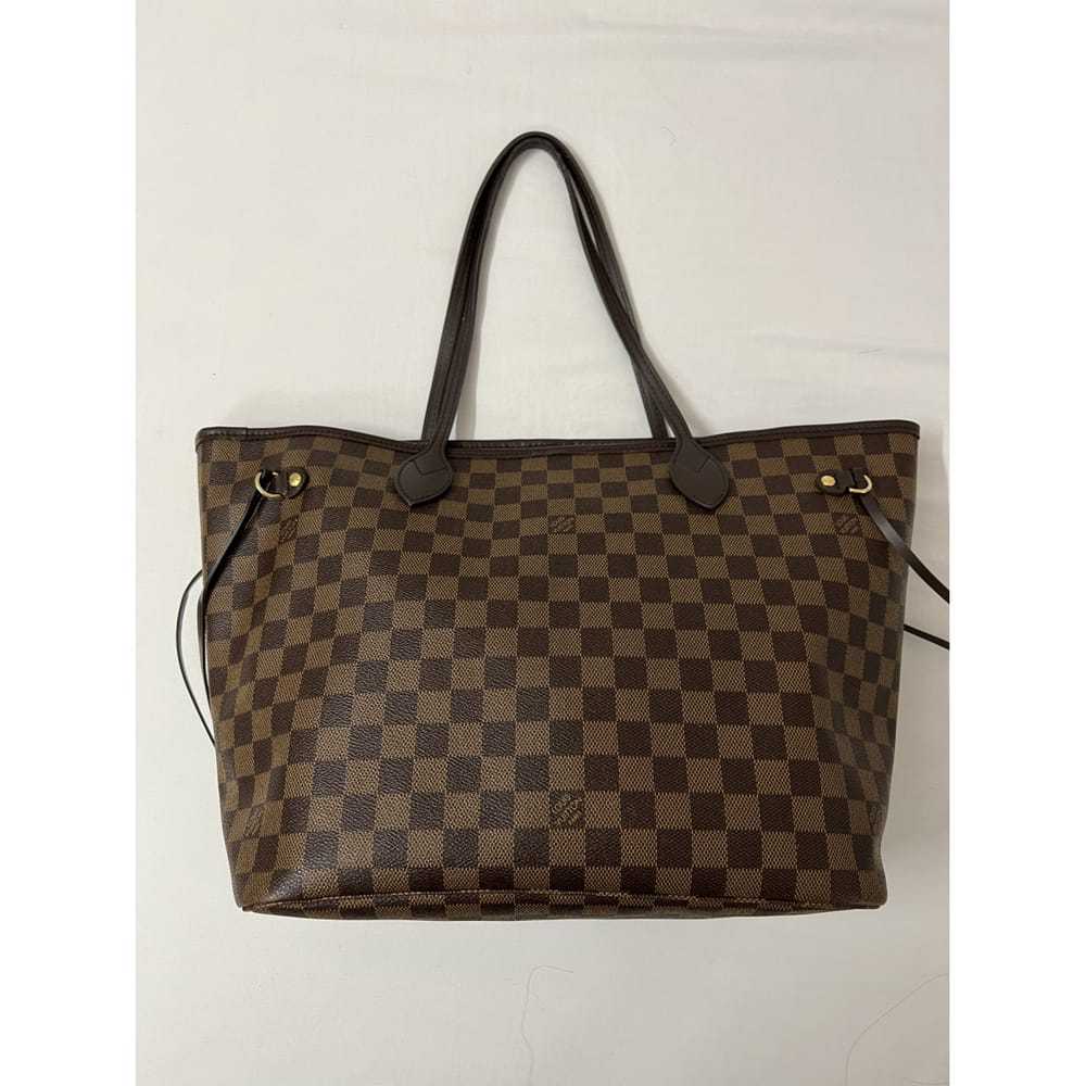 Louis Vuitton Neverfull leather tote - image 3