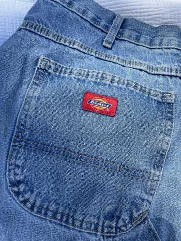 Dickies × Vintage Faded Blue Dickies Baggy pants,