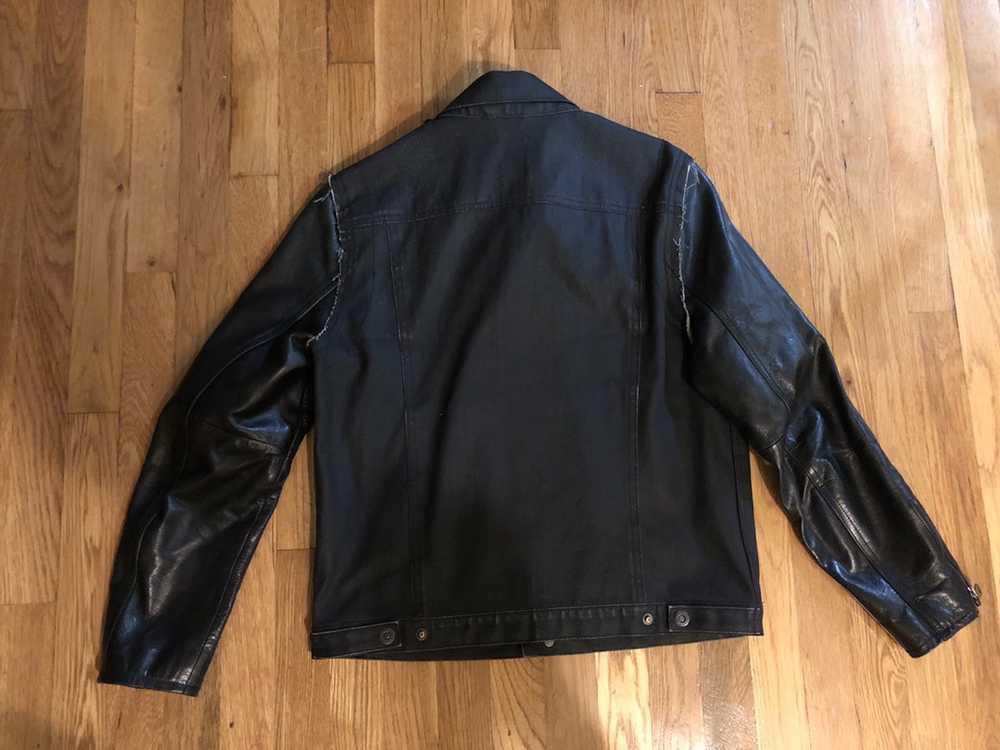 En Noir × Gap En Noir x Gap Leather Denim Jacket - image 2