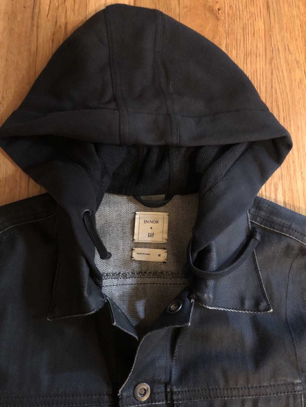 En Noir × Gap En Noir x Gap Leather Denim Jacket - image 3