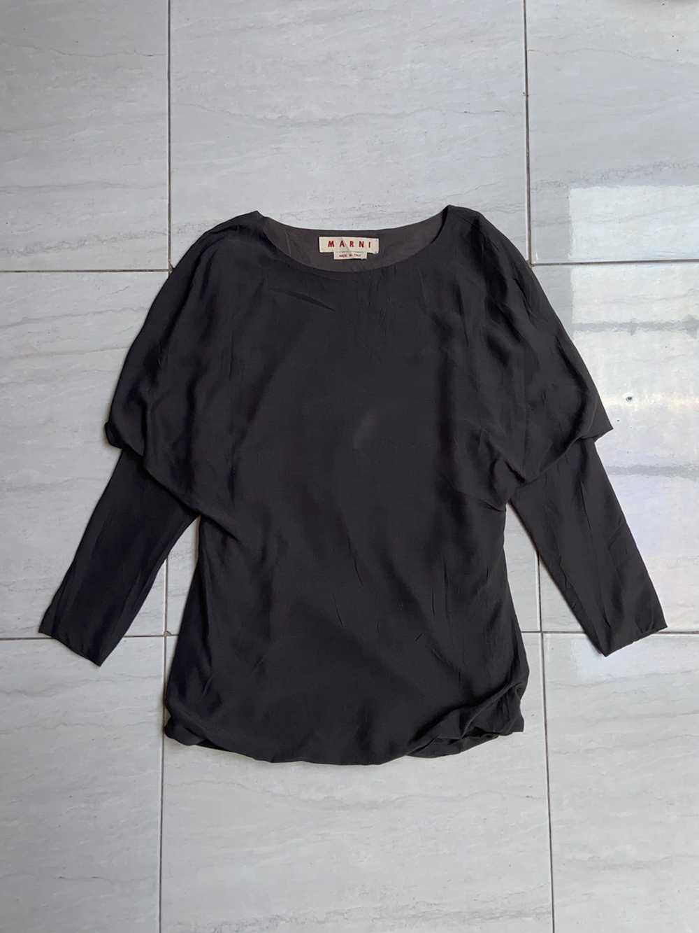 Marni MARNI Grey Long Sleeve T-Shirt - image 1