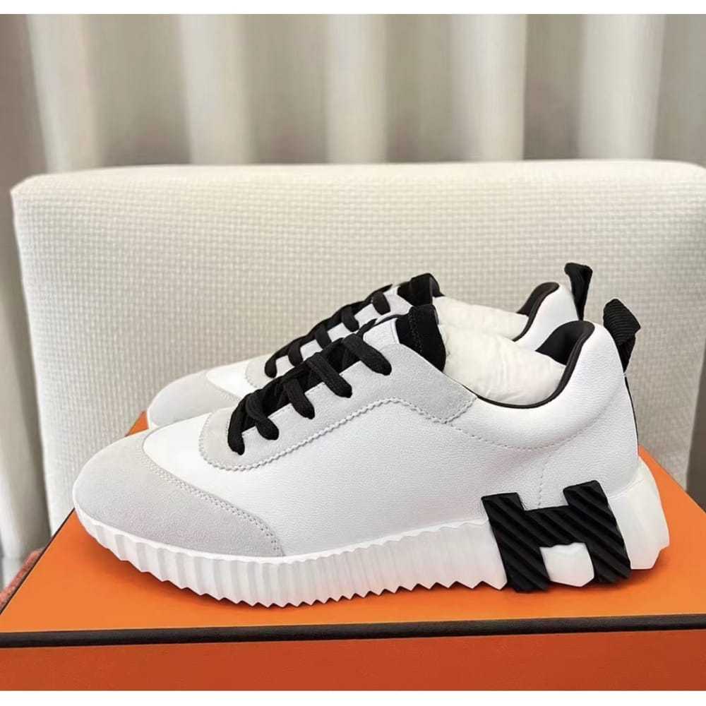 Hermès Bouncing leather trainers - image 2