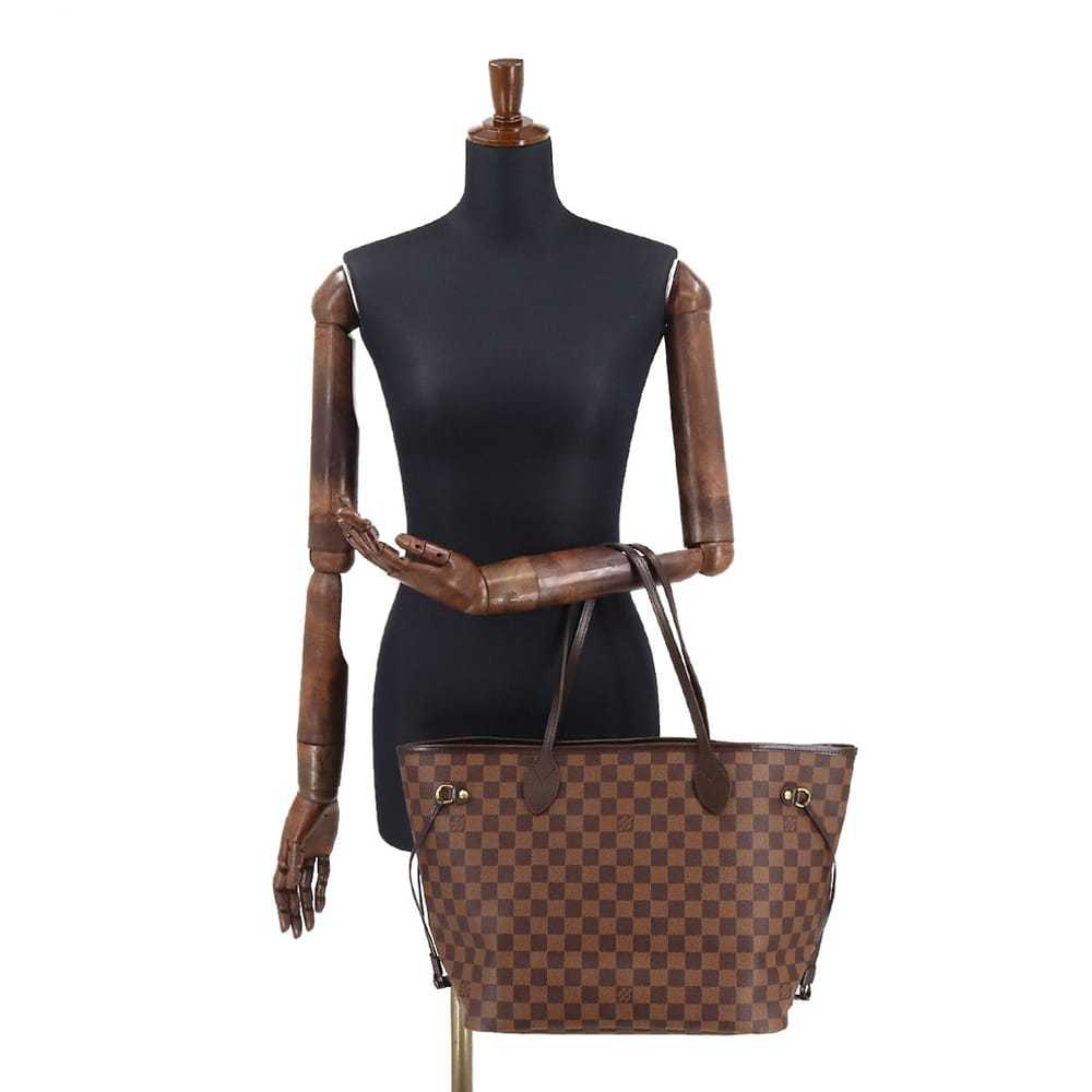 Louis Vuitton Neverfull leather handbag - image 8
