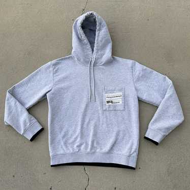 Mcq velvet logo online hoodie