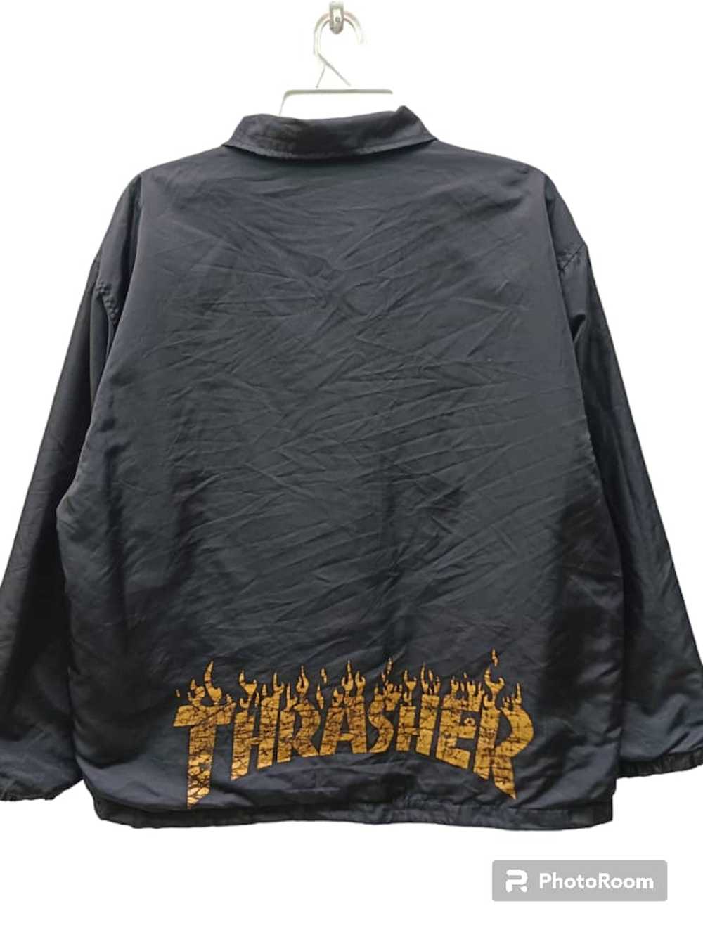 Thrasher Thrasher Magazine Nylon Snap Button Jack… - image 2