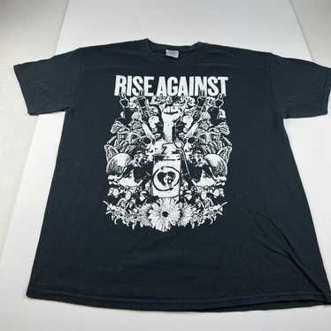 Band Tees × Gildan × Rock T Shirt Y2K Rise Agains… - image 1