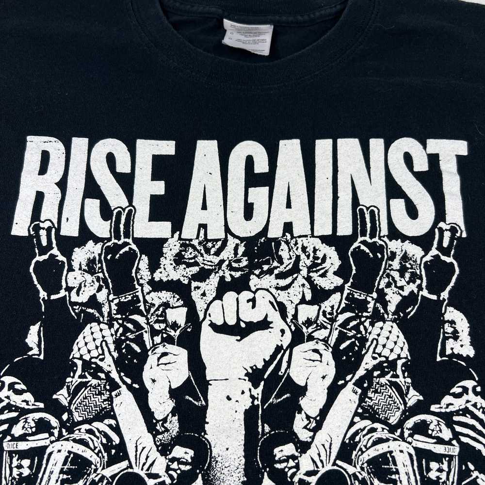 Band Tees × Gildan × Rock T Shirt Y2K Rise Agains… - image 4