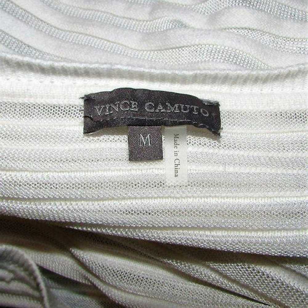 Vince Camuto Vince Camuto Medium White Striped Sw… - image 4