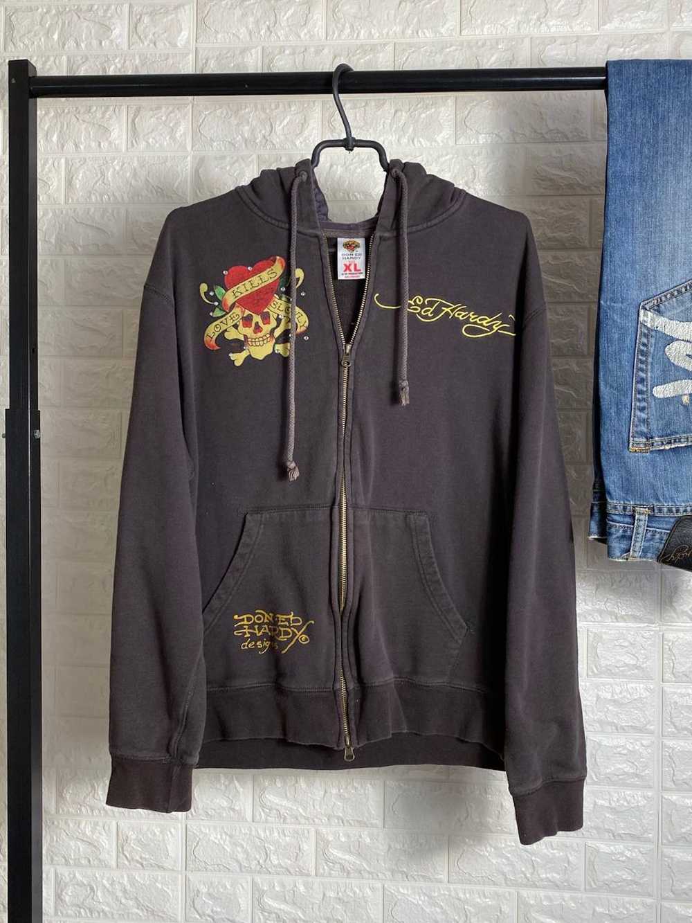 Ed Hardy × Vintage Vintage Ed Hardy Hoodie - image 1