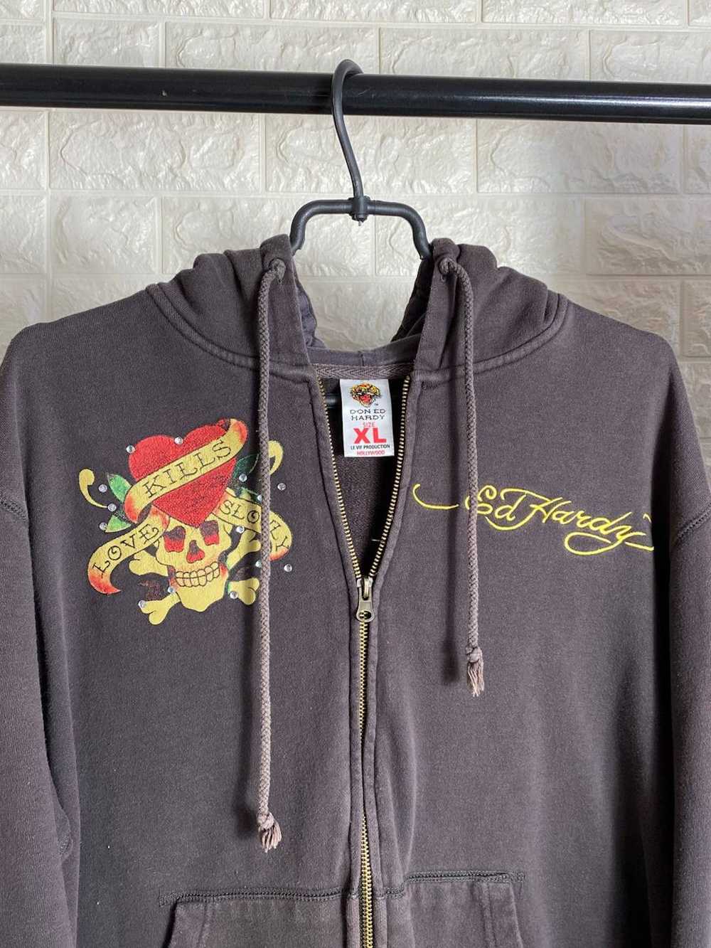 Ed Hardy × Vintage Vintage Ed Hardy Hoodie - image 3