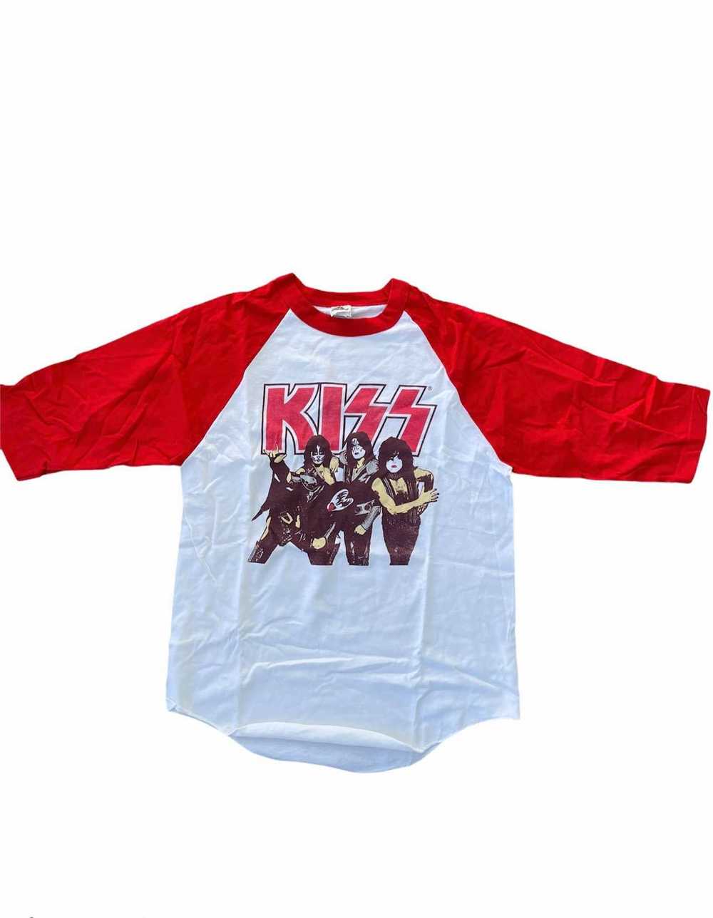 Band Tees × Kiss × Vintage Kiss Band Ranglan Grou… - image 1