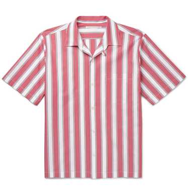 Stella McCartney Red and White Striped Cotton Camp