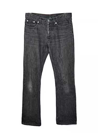 HELMUT LANG 1997 本人期DENIM TRUCKER サイズ50 Helmut Lang SS97 Prototype Resin Stripe Denim Jacket