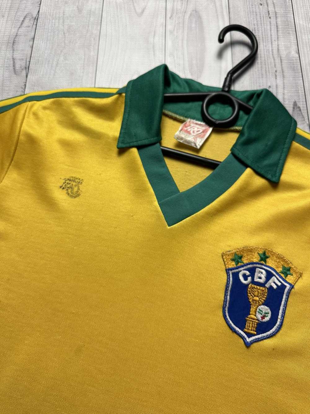 Soccer Jersey × Vintage Vintage Brazil soccer jer… - image 3