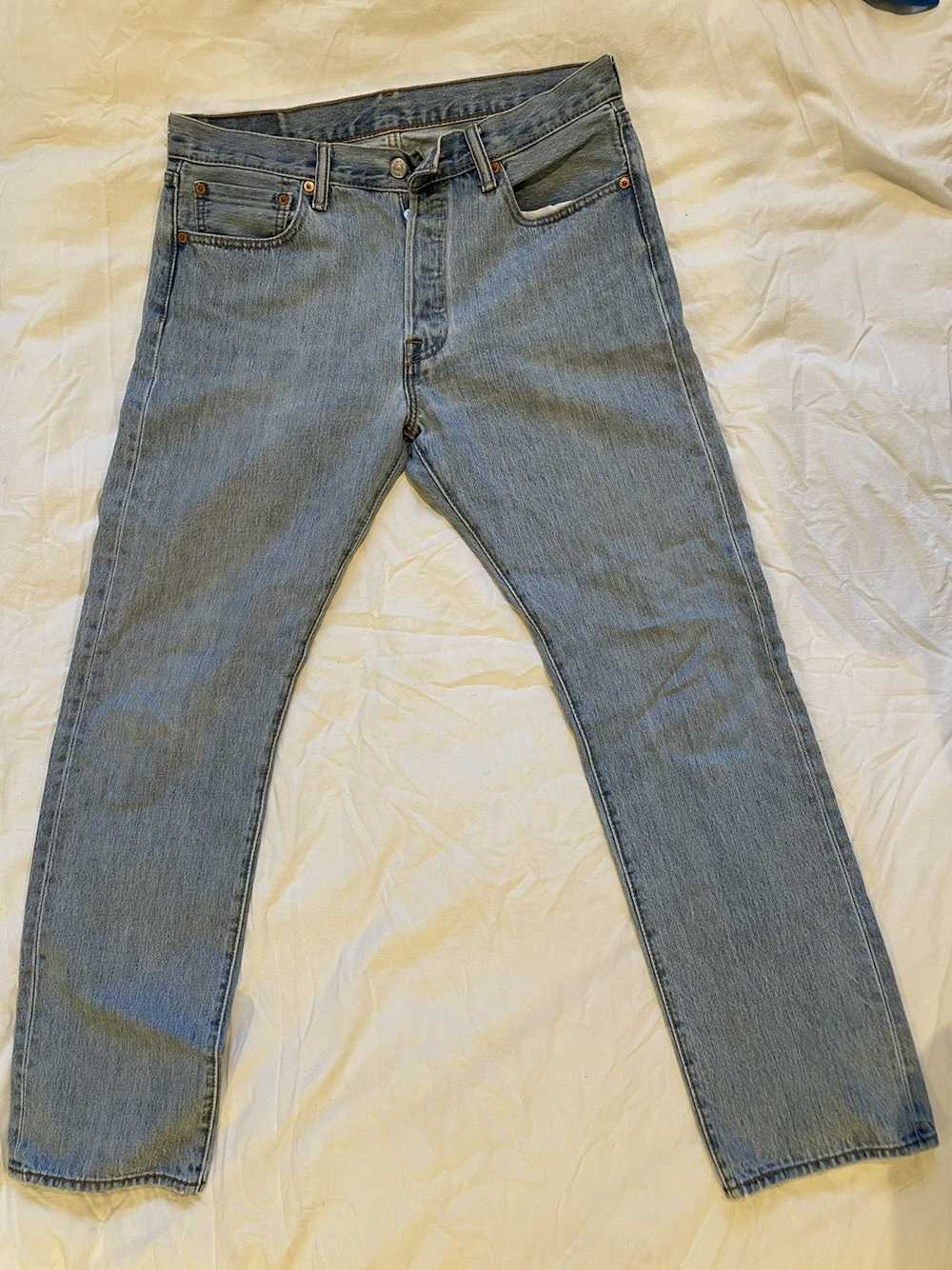 Levi's Vintage Clothing 501 light wash denim - image 1