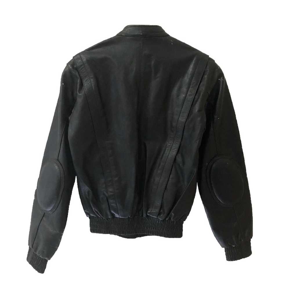 Leather Jacket × Vintage Steel vintage biker leat… - image 4