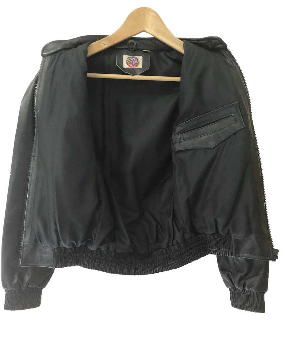 Leather Jacket × Vintage Steel vintage biker leat… - image 5