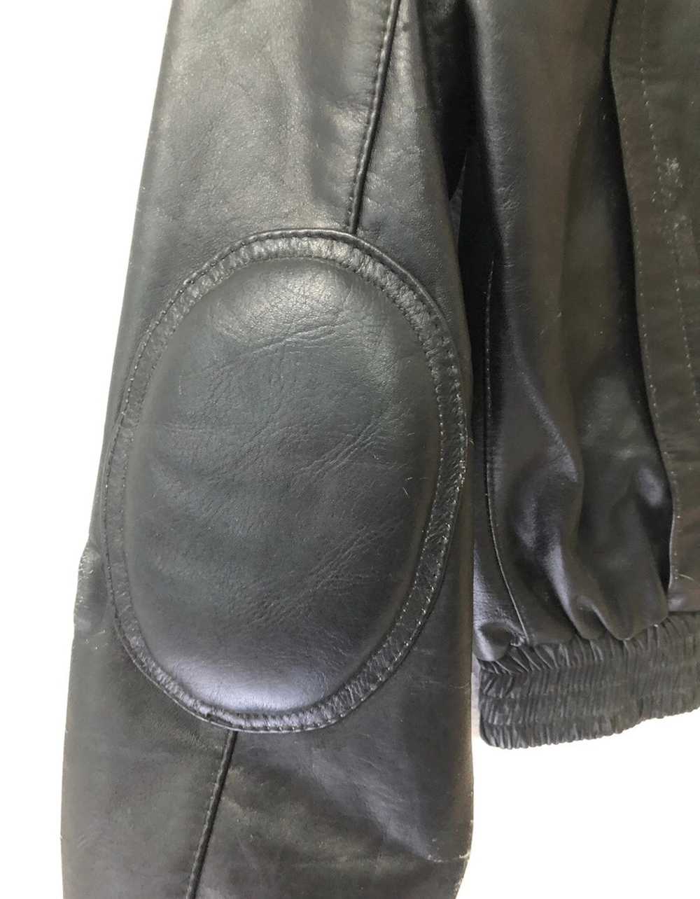 Leather Jacket × Vintage Steel vintage biker leat… - image 7