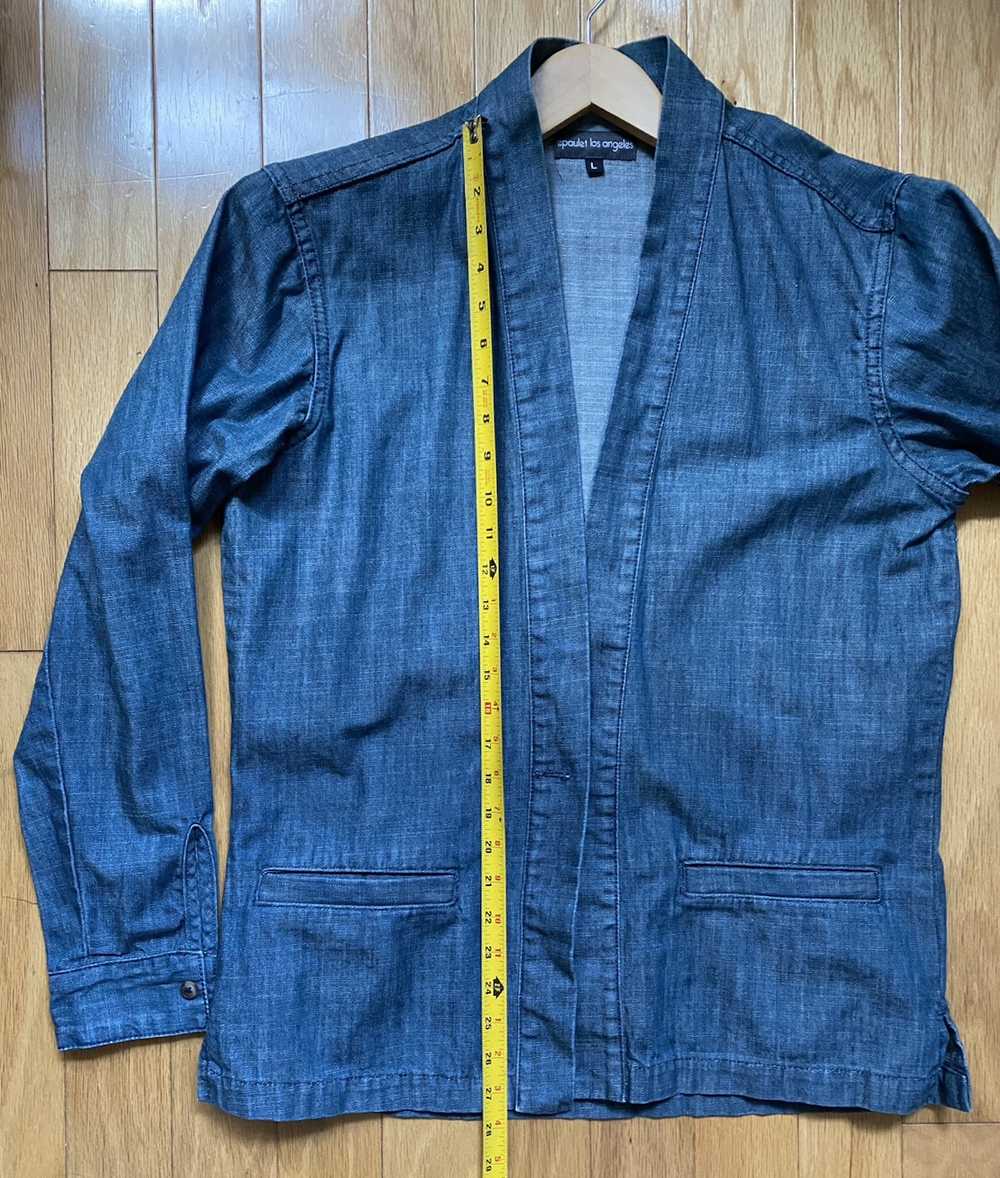 Epaulet Raw Denim Jacket With Japanese influence - image 10