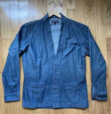 Epaulet Raw Denim Jacket With Japanese influence - image 1