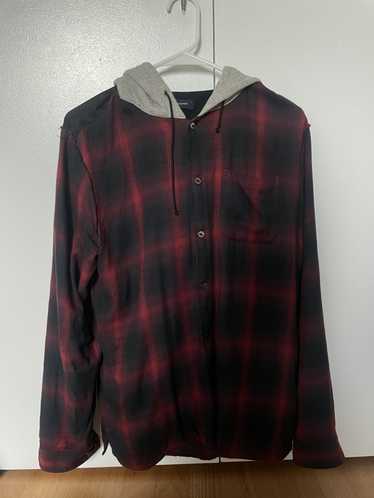 Undercover Undercover Flannel Hoodie Shirt - image 1